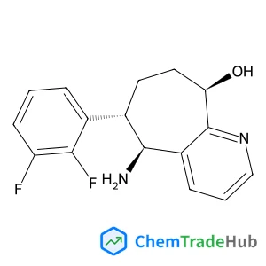 (5S,6S,9R)-5-Amino-6-(2,3-difluorophenyl)-6,7,8,9-tetrahydro-5H-cyclohepta[b]pyridin-9-ol