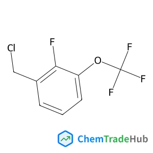1-(Chloromethyl)-2-fluoro-3-(trifluoromethoxy)benzene structure