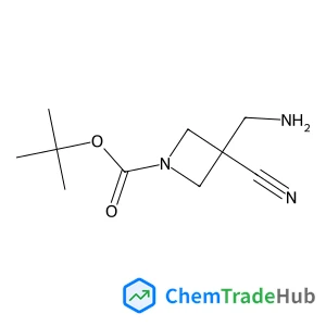 2-Methyl-2-propanyl 3-(aminomethyl)-3-cyano-1-azetidinecarboxylate