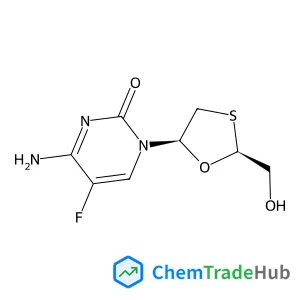 4-Amino-5-fluoro-1-[(2S,5R)-2-(hydroxymethyl)-1,3-oxathiolan-5-yl]-2(1H)-pyrimidinone