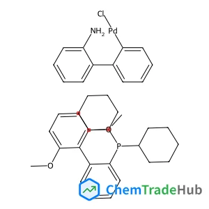 Dicyclohexyl(2',6'-dimethoxy-2-biphenylyl)phosphine - (2'-amino-2-biphenylyl)(chloro)palladium (1:1)
