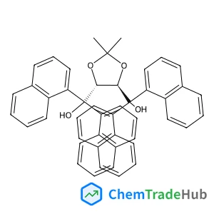 ((4R,5R)-2,2-Dimethyl-1,3-dioxolane-4,5-diyl)bis(di(naphthalen-1-yl)methanol)