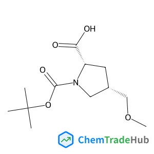 (4S)-4-(Methoxymethyl)-1-{[(2-methyl-2-propanyl)oxy]carbonyl}-L-proline