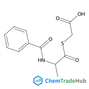 [(N-Benzoyl-D-alanyl)sulfanyl]acetic acid