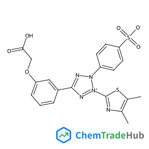4-{5-[3-(Carboxymethoxy)phenyl]-3-(4,5-dimethyl-1,3-thiazol-2-yl)-2H-tetrazol-3-ium-2-yl}benzenesulfonate