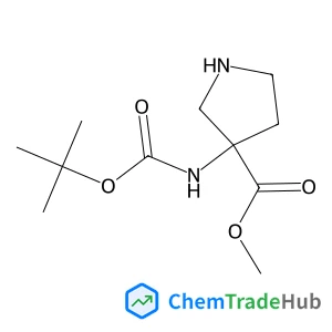 Methyl 3-((tert-butoxycarbonyl)amino)pyrrolidine-3-carboxylate