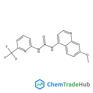 1-(7-methoxy-4-quinolyl)-3-[6-(trifluoromethyl)-2-pyridyl]urea