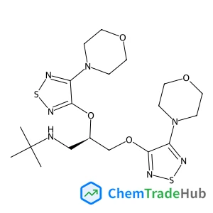 2-[4-(4-Morpholinyl)-1,2,5-thiadiazol-3-yl] (R)-(+)-Timolol Ether