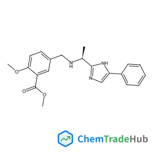 Methyl 2-methoxy-5-({[(1S)-1-(5-phenyl-1H-imidazol-2-yl)ethyl]amino}methyl)benzoate