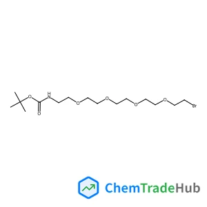 2-Methyl-2-propanyl (14-bromo-3,6,9,12-tetraoxatetradec-1-yl)carbamate