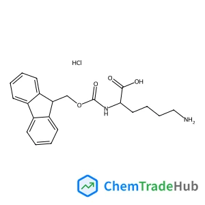 (2S)-6-amino-2-({[(9H-fluoren-9-yl)methoxy]carbonyl}amino)hexanoic acid hydrochloride