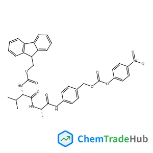 Fmoc-Val-Ala-PAB-PNP Chemical_Structure_Of