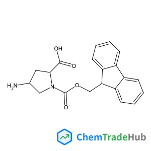 (2R,4S)-1-(((9H-Fluoren-9-yl)methoxy)carbonyl)-4-aminopyrrolidine-2-carboxylic acid