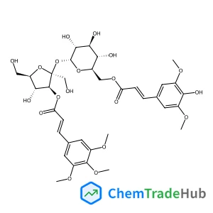 3-O-[(2E)-3-(3,4,5-Trimethoxyphenyl)-2-propenoyl]-beta-D-fructofuranosyl 6-O-[(2E)-3-(4-hydroxy-3,5-dimethoxyphenyl)-2-propenoyl]-alpha-D-glucopyranoside