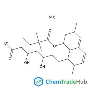 Ammonium (3R,5R)-7-{(1S,2S,6R,8S,8aR)-8-[(2,2-dimethylbutanoyl)oxy]-2,6-dimethyl-1,2,6,7,8,8a-hexahydro-1-naphthalenyl}-3,5-dihydroxyheptanoate