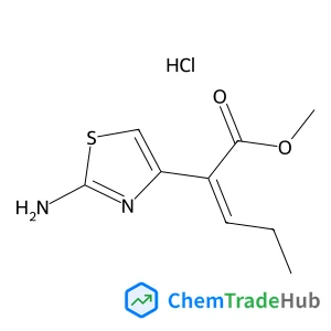 Methyl 2-(2-amino-1,3-thiazol-4-yl)-2-pentenoate hydrochloride (1:1)