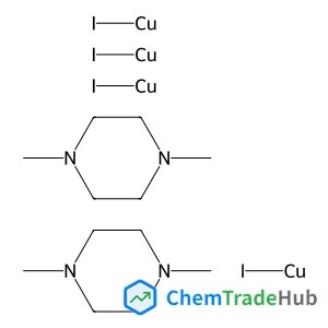 Bis(N,N''-dimethylpiperazine)tetra[copper(I) iodide] structure