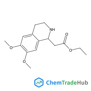Ethyl (6,7-dimethoxy-1,2,3,4-tetrahydro-1-isoquinolinyl)acetate