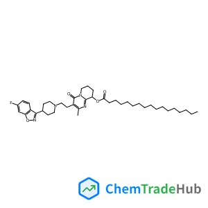 Heptadecanoic Acid 3-[2-[4-(6-Fluoro-1,2-benzisoxazol-3-yl)-1-piperidinyl]ethyl]-6,7,8,9-tetrahydro-2-methyl-4-oxo-4H-pyrido[1,2-a]pyrimidin-9-yl Ester structure