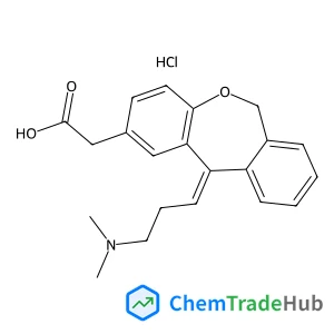 {(11Z)-11-[3-(Dimethylamino)propylidene]-6,11-dihydrodibenzo[b,e]oxepin-2-yl}acetic acid hydrochloride (1:1)
