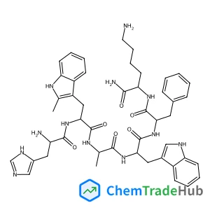 L-Histidyl-2-methyl-D-tryptophyl-L-alanyl-L-tryptophyl-D-phenylalanyl-L-lysinamide