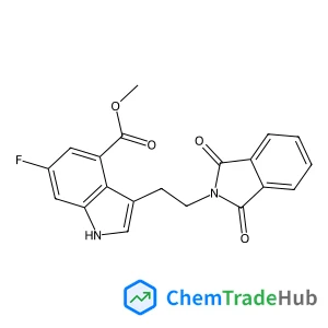 Methyl 3-[2-(1,3-dioxo-1,3-dihydro-2H-isoindol-2-yl)ethyl]-6-fluoro-1H-indole-4-carboxylate