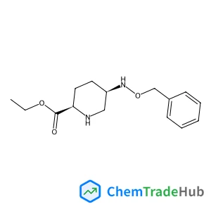 Ethyl (2R,5R)-5-[(benzyloxy)amino]-2-piperidinecarboxylate