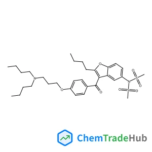 N-(2-Butyl-3-{4-[3-(dibutylamino)propoxy]benzoyl}-1-benzofuran-5-yl)-N-(methylsulfonyl)methanesulfonamide