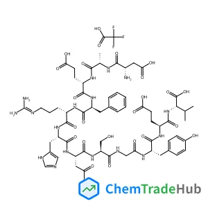 L-alpha-Aspartyl-L-alanyl-L-alpha-glutamyl-L-phenylalanyl-L-arginyl-L-histidyl-L-alpha-aspartyl-L-serylglycyl-L-tyrosyl-L-alpha-glutamyl-L-valine trifluoroacetate (1:1)