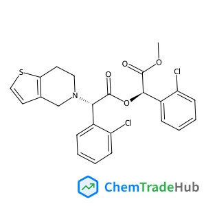 Methyl (2R)-(2-chlorophenyl){[(2S)-2-(2-chlorophenyl)-2-(6,7-dihydrothieno[3,2-c]pyridin-5(4H)-yl)acetyl]oxy}acetate