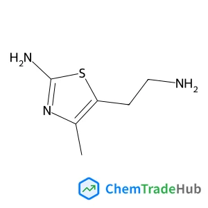 5-(2-Aminoethyl)-4-methyl-1,3-thiazol-2-amine structure