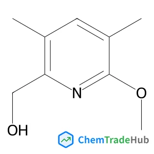 (6-Methoxy-3,5-dimethyl-2-pyridinyl)methanol structure