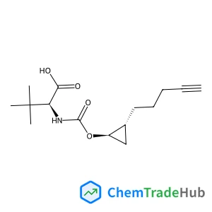 3-Methyl-N-({[(1R,2R)-2-(4-pentyn-1-yl)cyclopropyl]oxy}carbonyl)-L-valine