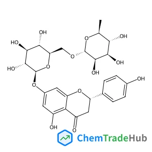 (2S)-5-Hydroxy-2-(4-hydroxyphenyl)-4-oxo-3,4-dihydro-2H-chromen-7-yl 6-O-(6-deoxy-alpha-L-mannopyranosyl)-beta-D-glucopyranoside