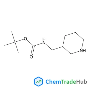 2-Methyl-2-propanyl (3-piperidinylmethyl)carbamate structure 2-Methyl-2-propanyl (3-piperidinylmethyl)carbamate structure