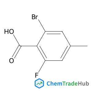 2-Bromo-6-fluoro-4-methylbenzoic acid