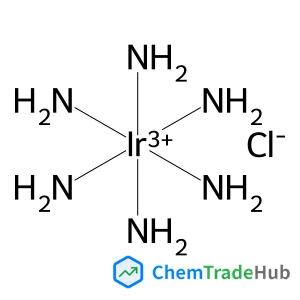 Iridium(3+), hexaammine-, chloride (1:3), (OC-6-11)- Chemical_Structure_Of