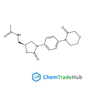 N-({(5S)-2-Oxo-3-[4-(3-oxo-4-morpholinyl)phenyl]-1,3-oxazolidin-5-yl}methyl)acetamide