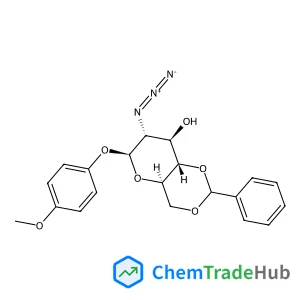 4-Methoxyphenyl 2-azido-4,6-O-benzylidene-2-deoxy-beta-D-glucopyranoside