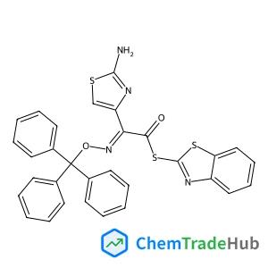 S-1,3-Benzothiazol-2-yl (2Z)-(2-amino-1,3-thiazol-4-yl)[(trityloxy)imino]ethanethioate