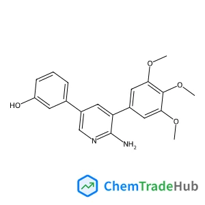 3-[6-Amino-5-(3,4,5-trimethoxyphenyl)-3-pyridinyl]phenol