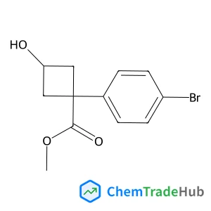 Methyl 1-(4-bromophenyl)-3-hydroxycyclobutanecarboxylate