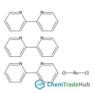 Ruthenium(2+) chloride - 2,2'-bipyridine (1:2:3) Ruthenium(2+) chloride - 2,2'-bipyridine (1:2:3)