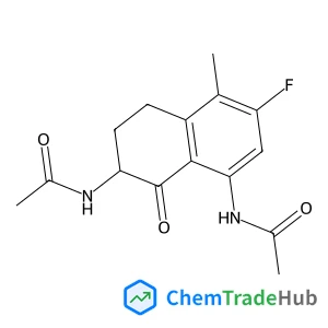 N,N’-(3-Fluoro-4-methyl-8-oxo-5,6,7,8-tetrahydronaphthalene-1,7-diyl)diacetamide