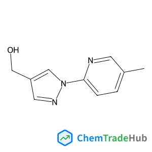[1-(5-Methyl-2-pyridinyl)-1H-pyrazol-4-yl]methanol structure