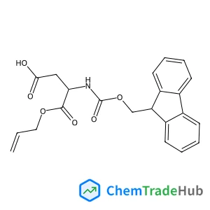 (S)-3-((((9H-Fluoren-9-yl)methoxy)carbonyl)amino)-4-(allyloxy)-4-oxobutanoic acid