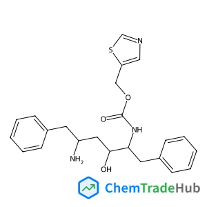 1,3-Thiazol-5-ylmethyl [(2S,3S,5S)-5-amino-3-hydroxy-1,6-diphenyl-2-hexanyl]carbamate