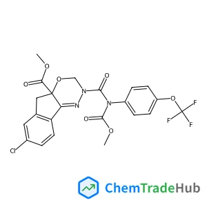 Methyl 7-chloro-2-{(methoxycarbonyl)[4-(trifluoromethoxy)phenyl]carbamoyl}-2,5-dihydroindeno[1,2-e][1,3,4]oxadiazine-4a(3H)-carboxylate