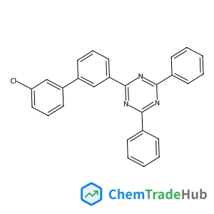 2-(3'-Chlorobiphenyl-3-yl)-4,6-diphenyl-1,3,5-triazine structure