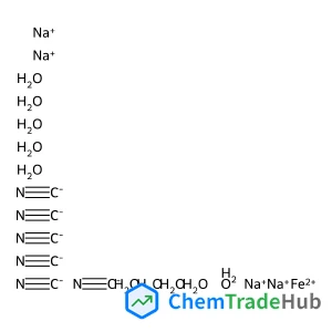 Ferrate(4-), hexakis(cyano-κC)-, sodium, hydrate (1:4:10), (OC-6-11)-